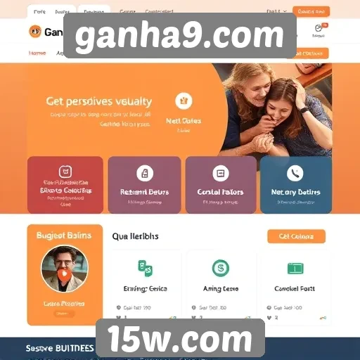 Interface do usuário do ganha9.com é fácil de navegar